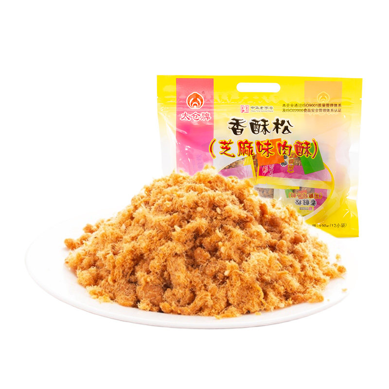 太仓牌肉松猪肉松儿童早餐拌饭寿司烘焙特产小吃官方旗舰店