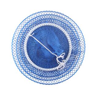 鱼护小型网袋桶新款软钢丝圈便携迷你鲫鱼溪流折叠大力马编织网兜