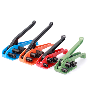 手动打包机电动纤维带收紧器聚酯柔性气动捆扎塑钢拉紧塑料编织带