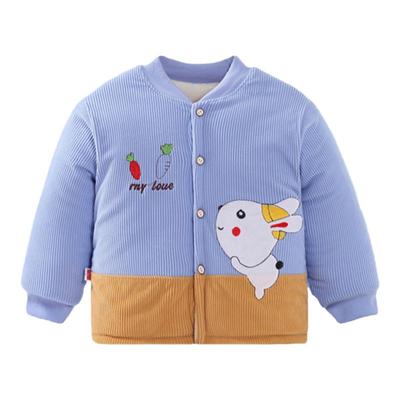 男女童棉服外套宝宝棉袄内胆婴儿棉衣加绒加厚秋冬季夹棉保暖上衣