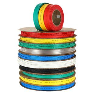 黑色热缩管绝缘套管加厚1kv低压防水2倍热收缩管电线保护热塑管套