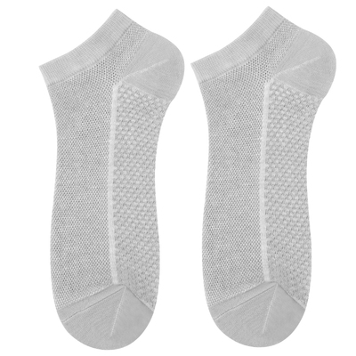 浪莎男士夏季薄款透气纯棉短袜