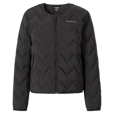 Discovery探索防泼水薄款鹅绒羽绒服绗缝保暖防寒外套女25冬新