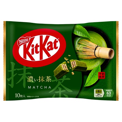 日本KitKat特浓抹茶巧克力饼干