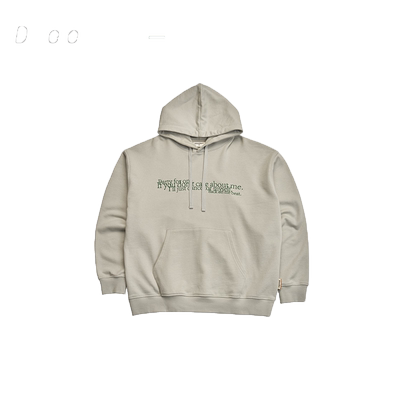 DifferentRiver字母刺绣连帽卫衣