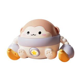 婴儿玩具0到1岁抬头练习益智儿童3一6个月龄小宝宝学爬行翻滚猴子