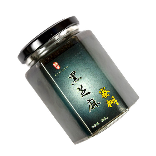 懿家 核桃黑芝麻蜜糊芝麻糊代餐粉现磨营养早餐伴侣冲泡350g包邮