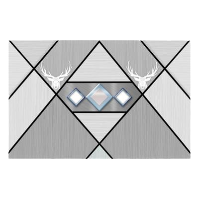 电视背景墙壁纸简约几何线条