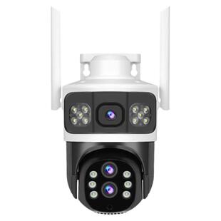 v380pro摄影头双画面室户外手机远程高清wifi无线360度全景监控器