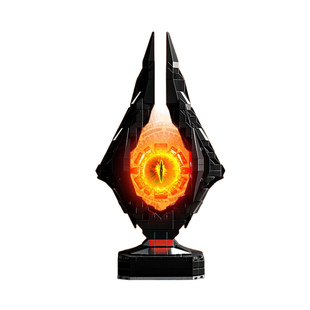 指环王索伦之眼积木戒指益智拼装玩具摆件模型成人高难度男孩礼物