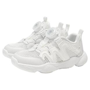 泰兰尼斯儿童运动鞋夏季新款舒适单网小白鞋男童休闲女童旋钮鞋子