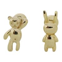 Luckqueen純10K金耳骨釘耳蝸