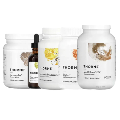 Thorne悦恩Siliphos水飞蓟RecoveryPro Daily Greens Plus S.A.T.