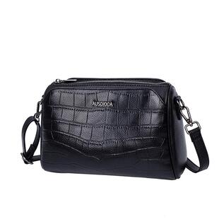 AUSDIOCA/澳迪佳包包女2025新款鳄鱼纹中年女包妈妈包多层斜挎包