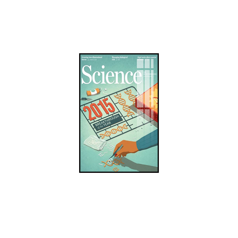 Science科学杂志封面装饰画英文
