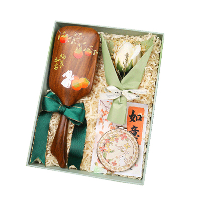 梳镜套装新年礼物送女友老婆领导