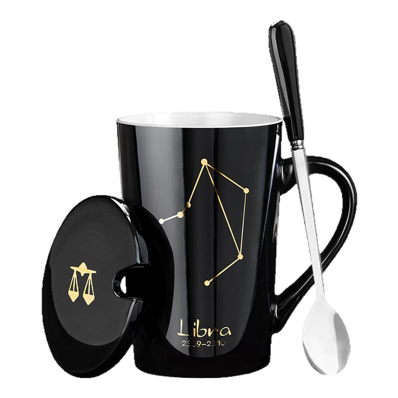 十二星座陶瓷马克杯常珑陶瓷创意