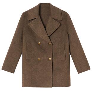 【骆驼绒】诗篇专选羊毛混纺手工双面呢西装毛呢外套2025冬款