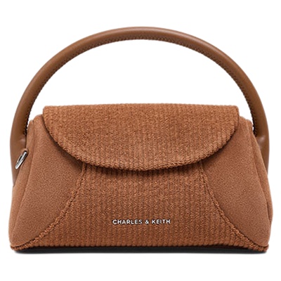 绒面斜挎小方包CHARLES&KEITH