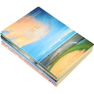 笔记本子小学生16K高颜值横格练习加厚硬皮B5作业本初中生A5本子