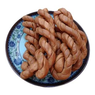 四川大竹红糖鸡蛋麻花 老式手工小麻花 童家麻花香酥咸味休闲小吃