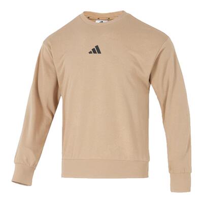 阿迪达斯卫衣男新款M FEELCOZY SWT休闲圆领长袖上衣套头衫JX3326