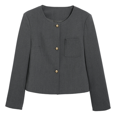 图曼朵通勤长袖西装套装裙