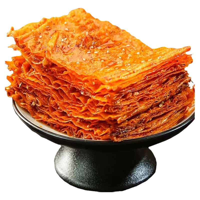 平江大辣片美味豆皮辣如颜有嚼劲豆腐干/鸡蛋干