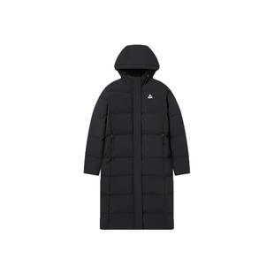 匹克驭雪长羽绒 |三防羽绒服女防水放油防污连帽中长款运动外套