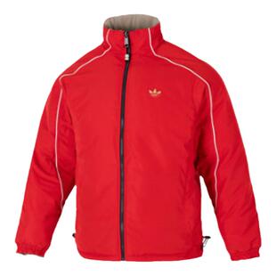 Adidas阿迪达斯三叶草男装2025春季新款运动休闲拉链棉服KA0822