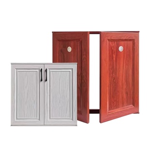 法式柜门定制全铝厨房橱柜门自装灶台阳台浴室柜铝合金柜门定做