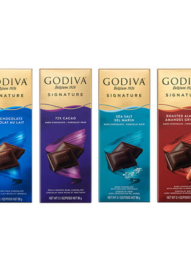 进口GODIVA歌帝巧克力排块