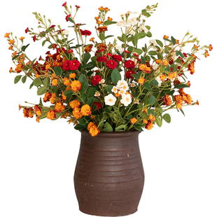 南十字星 轻奢复古仿真花假花摆设插花客厅干花摆件餐桌摆花高端