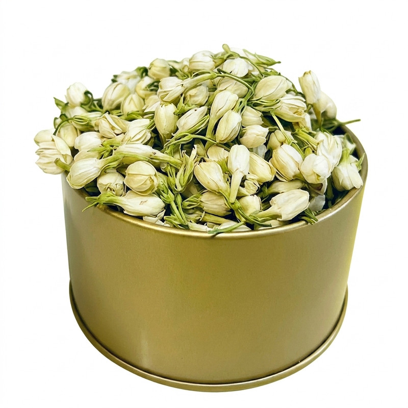 干茉莉花茶当季新花茉莉雪球天然无硫泡水横县精选花苞干广东发货