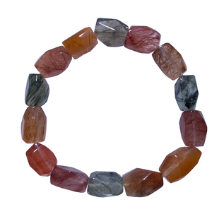 天然冰透彩发晶随形手链柔顺发丝兔毛水晶手串送礼物饰品情侣男女