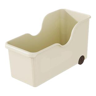 厨房锅具收纳盒整理盒锅盖调料带滑轮下水槽橱柜收纳多功能收纳架