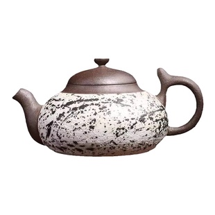 中国台湾省李富轩老岩泥茶壶纯手工岩矿茶壶 泡茶空灵岩矿壶茶具