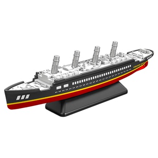 泰坦尼克号模型豪华邮轮帆船合金摆件仿真沉玩具生日礼物收藏造景