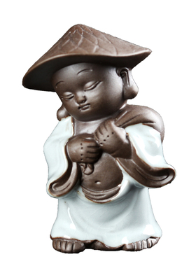 创意流水器车载人物动物摆件陶瓷