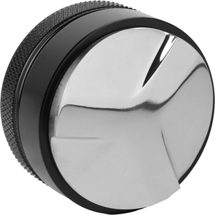 咖啡布粉器不锈钢压粉器意式咖啡机平底三浆压粉锤51/53/58mm通用