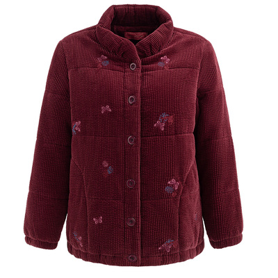 中老年女厚棉服纯棉棉衣外套冬天