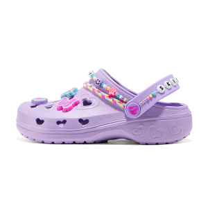 Skechers斯凯奇儿童泡泡洞洞疏水沙滩女鞋夏季一脚蹬女童