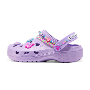 Skechers斯凯奇儿童泡泡洞洞疏水沙滩女鞋夏季一脚蹬女童户外