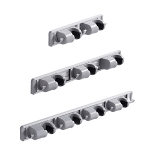 拖把架免打孔强力挂钩挂架墩布阳台收纳神器扫把卡座拖把夹雨伞架