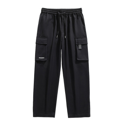 GL真维斯加绒休闲裤宽松直筒工装