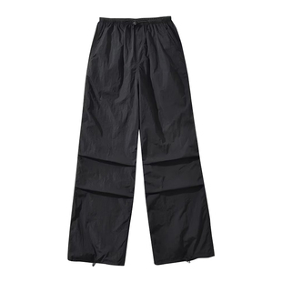 alex stevens速干工装休闲裤女夏季美式垂感直筒裤宽松薄款长裤子