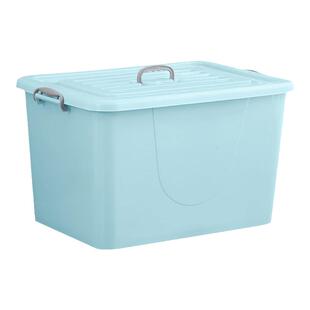 恒达大容量收纳箱家用特大号衣服整理箱零食收纳盒玩具储物箱带轮