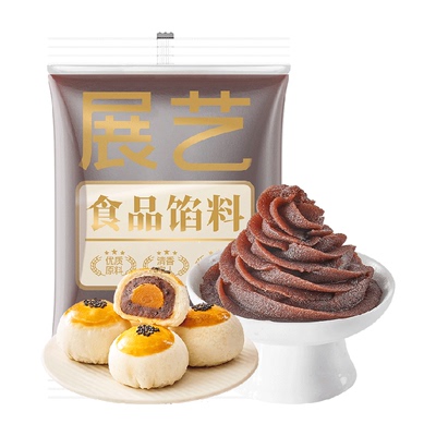 展艺水洗红豆沙馅低糖开袋即食
