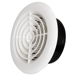 换气塑料新风口圆形新风系统出风口可调百叶通风排风口风罩通风