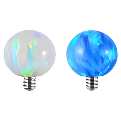 钛合金内螺纹澳宝圆形耳钉替换头